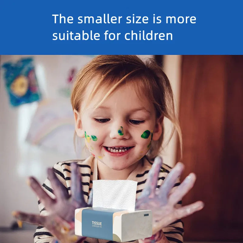 Facial Tissues Packs Pocket Paper Napkins Travel Size Mini Cute Print for Kid School Travel Camping Office Daily Use
