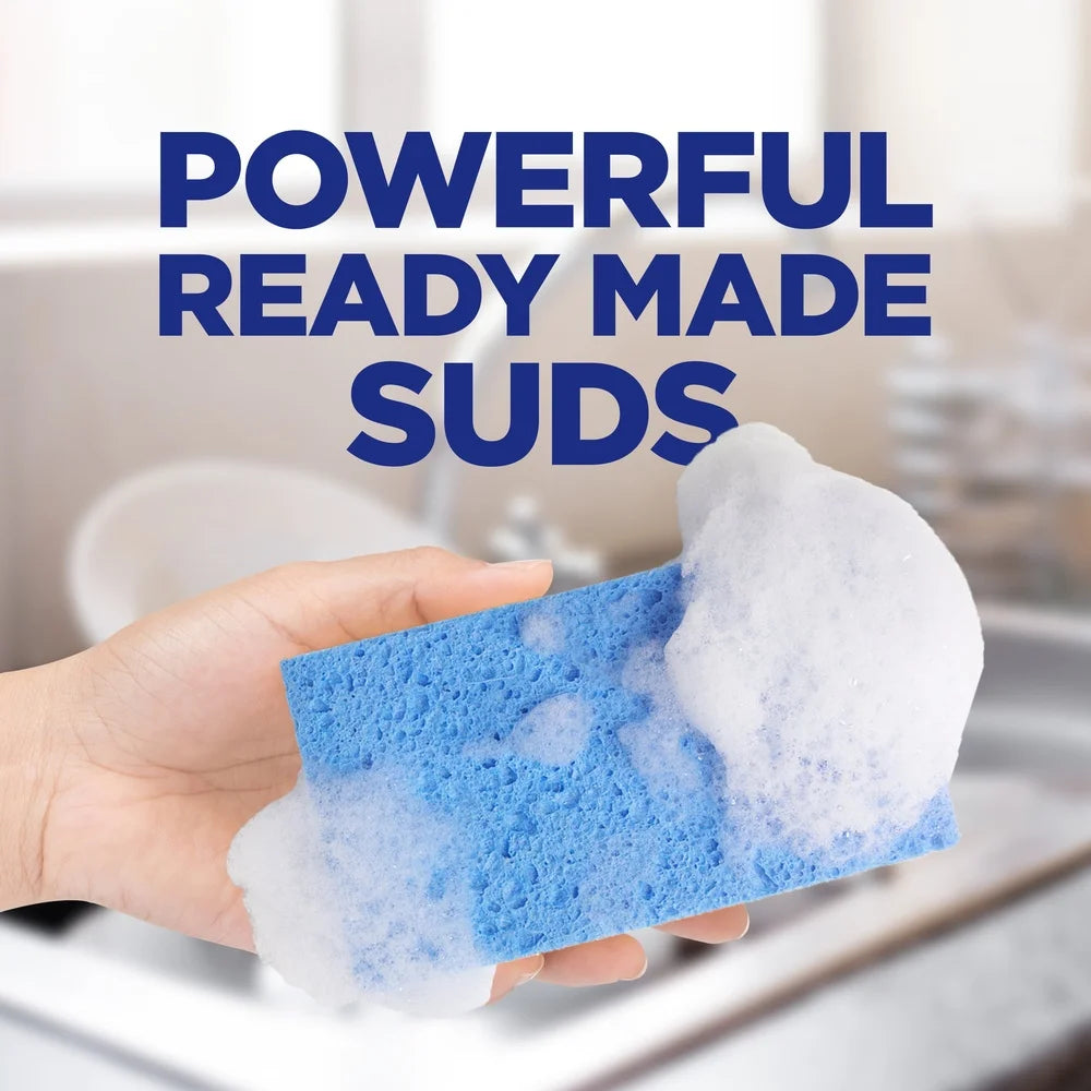 Dish Soap Foam Liquid Grease Remover 5X Absorption Fresh Rapids Clean Powerful Suds No Rinse Needed Easy Dishwashing 915mL