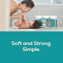 Soft Toilet Paper, 4/8/16/48 Mega Rolls = 16/32/64/192 Regular Rolls, Soft and Strong Toilet Tissue