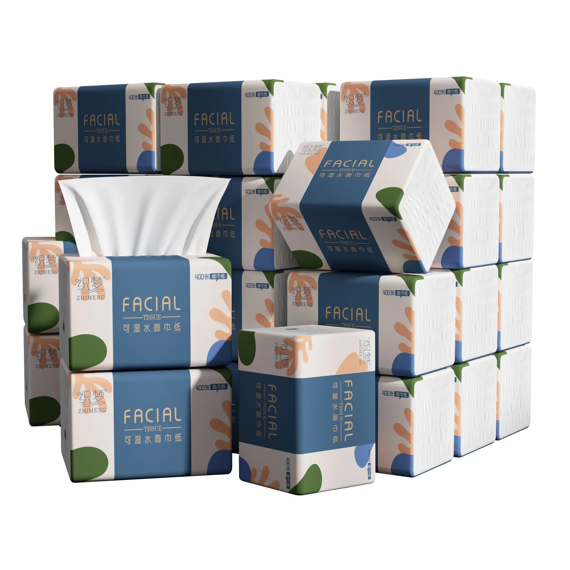 Facial Tissues Packs Pocket Paper Napkins Travel Size Mini Cute Print for Kid School Travel Camping Office Daily Use