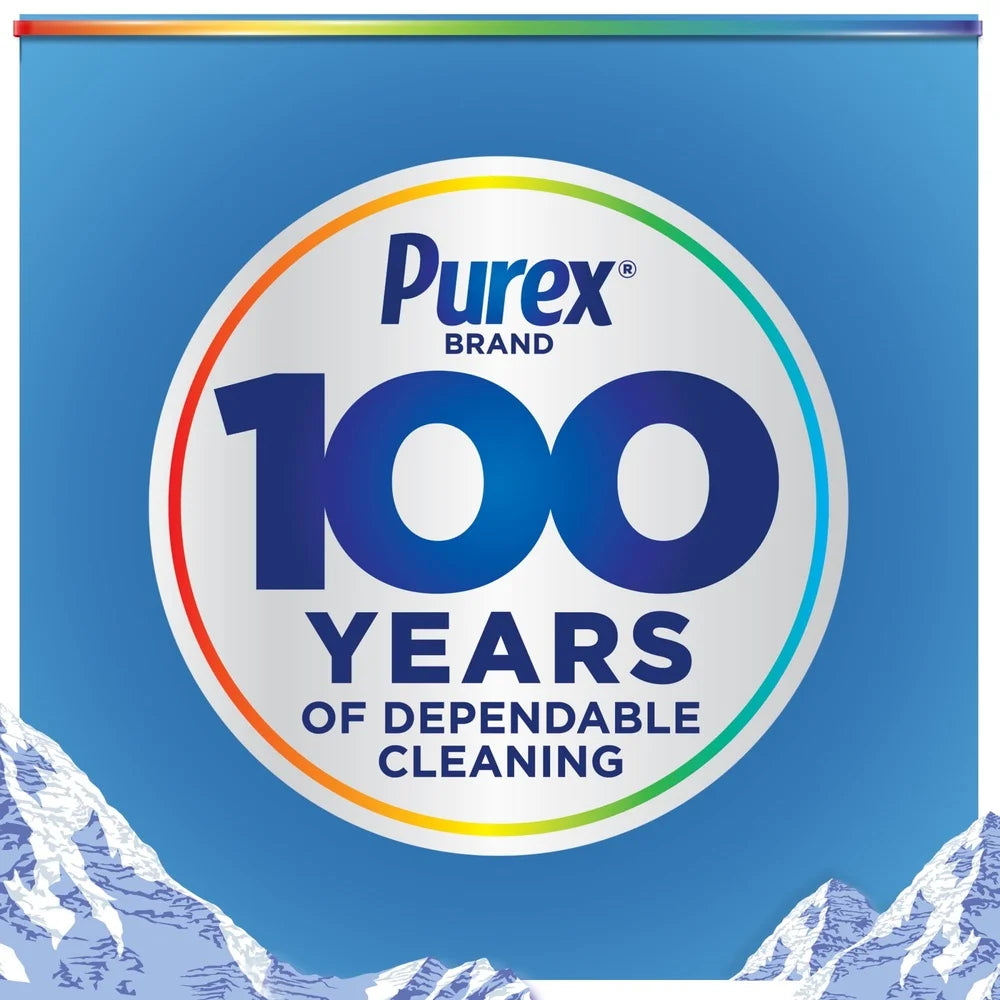 Liquid Laundry Detergent Mountain Breeze 250oz 192 Loads Stain Fighting Bright Clean Heavy Duty All Purpose Liquid Cleanser