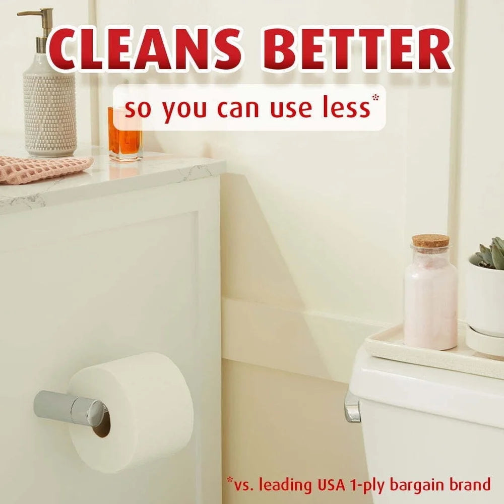 Ultra Strong Mega Toilet Paper 9 Rolls 2 Ply Diamond Weave Texture Clog Safe Septic Safe Cleans Better Perforated 2178 Sheets