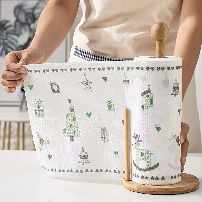 Absorbent, Thick-Cotton Kitchen Paper Towels-Kitchen Paper Towels|Playful Design|Washable Paper Towels,Paper Towels for Kitchen
