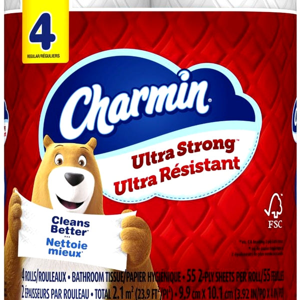Charmin 4 pack Ultra Strong Ultra Resistant