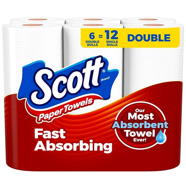Scott 6 pack Choose-A-Sheet paper towels